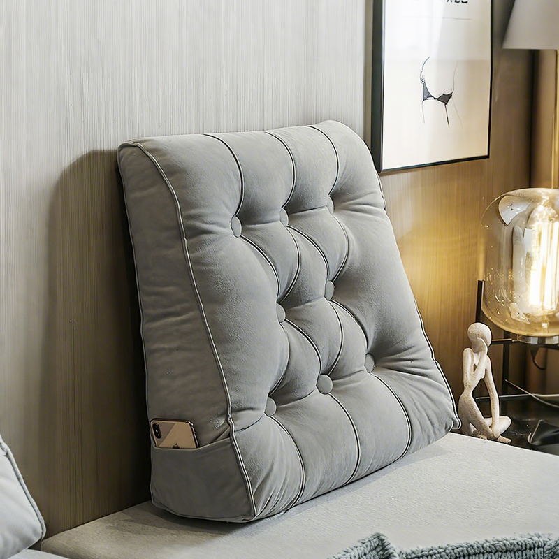 【专属定制】防水防污耐刮擦皮革织物床头板床垫 适配阅读与卧床休息的舒适沙发